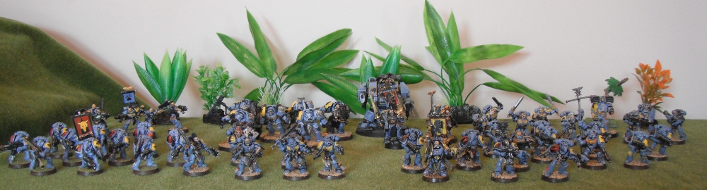 Space Wolves army, spacewolves, RTB01 grey hunters , space wolves 5th edition army, Space wolves army 2011